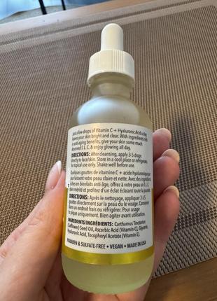 Масло для лица olivia care vitamin c + hyaluronic