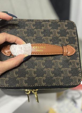 Косметичка сумка celine Scarpin селин коробка4 фото