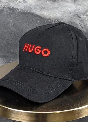 Бейсболка кепка hugо boss black red logo