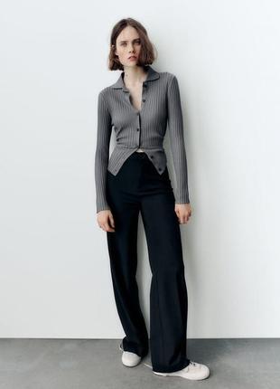 Штани в смужку zara xs