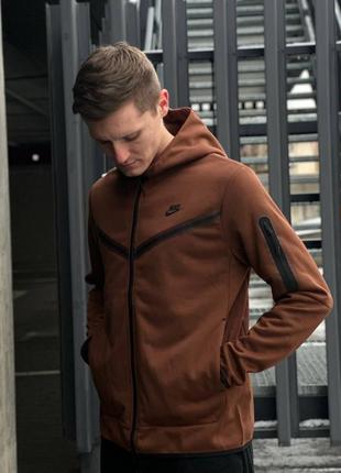 Чоловіче зіп худі zip-hoddie Nike Air suptempo XII Retro 12 French Blue Hope llic Silver Red 130690-113  , коричневий