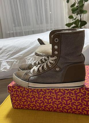 Tory burch кеды зимние