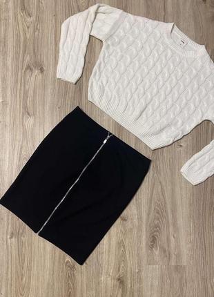 Юбка, замок, reserved