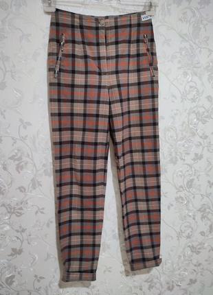 Стильные брюки брюки брюки в клетку