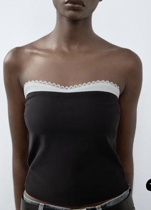 Zara топ-бандо, s (на xs добре)