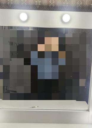 Зеркало с подсветкой. гримерное зеркало. зеркало