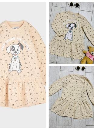 Стильное трикотажное платье на девочку от sinsay на девочку 2-3 года рост 92-98см.