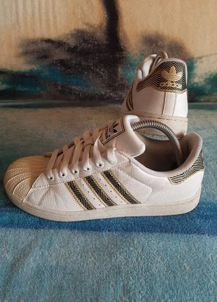 Винтажные кожаные кроссовки sepatu adidas superstar оригинал sk8 y2k