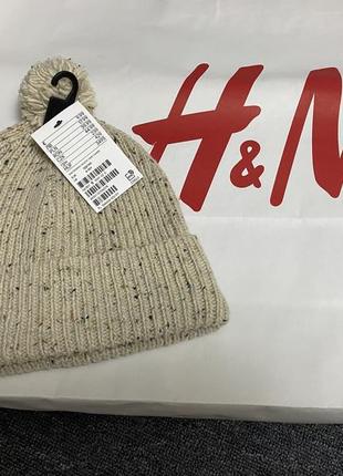 Шапка h&m с балабоном детская мальчика девочку