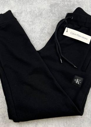 Спортивные штаны мужские черные осенние весенние летние ck calvin klein