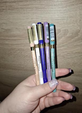 Карандаши для глаз eveline varie водостойкие