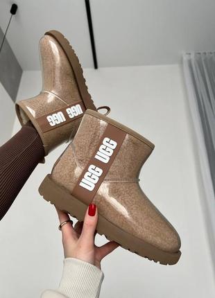 Ugg classic clear mini brown уггі