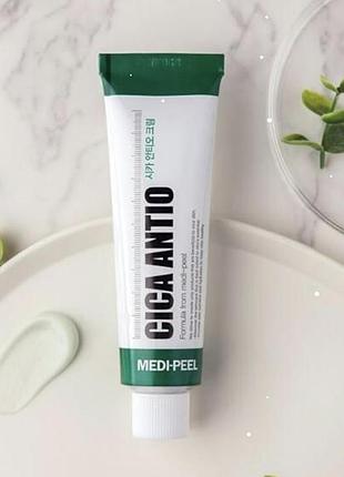 Відновлюючий крем для проблемної шкіри medi peel cica antio cream, 30 мл