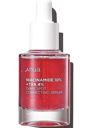 Освітлюючий серум anua niacinamide 10% + txa 4% dark spot correcting serum 30 мл