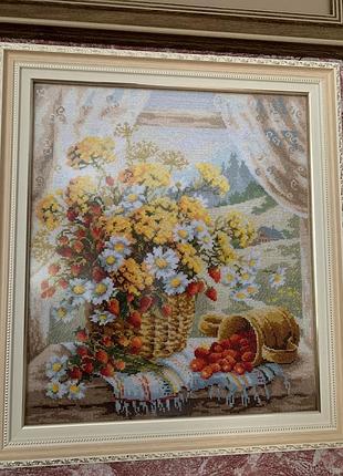 Вишивка вишита картина медовий аромат