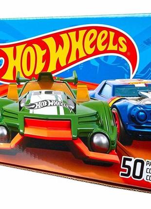 Hot wheels подарочный набор машинок в индивидуальной упаковке 50 штук v6697 basic car 50 pack