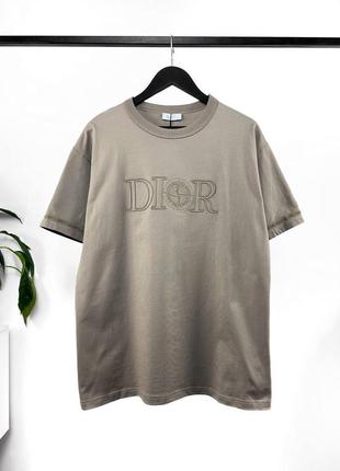 Мужская футболка dior x stone island