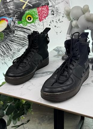 Зимние ботинки кожаные nike air force 42 размер