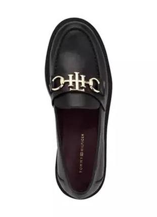 Лоферы tommy hilfiger 10 40 размер 26 см натуральная кожа