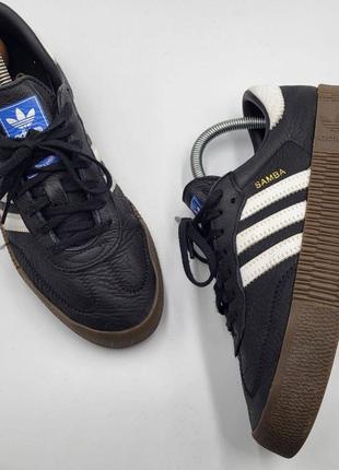 Оригинальные мега популярные кожаные кроссовки adidas samba