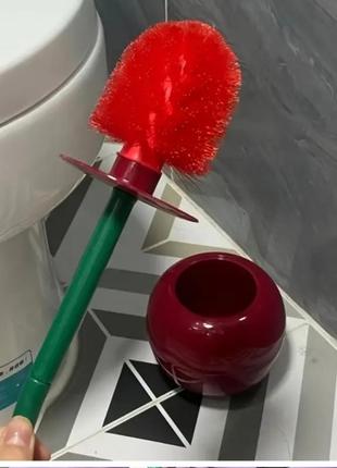 Щетка для чистки унитаза с оригинальным дизайном 🌹4 фото