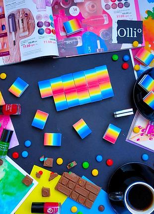 Яскраві міні пилочки бафи для нігтів нові