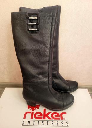 Продам зимние сапоги на овчине  rieker, 37.5-38 p.
