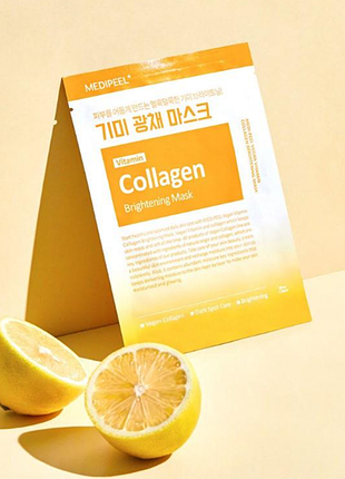 Medi-peel vitamin collagen brightening Enfant mask освітлювальна маска для обличчя