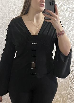 Черная блузка