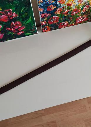 Ремень кожаный змеиная кожа italia