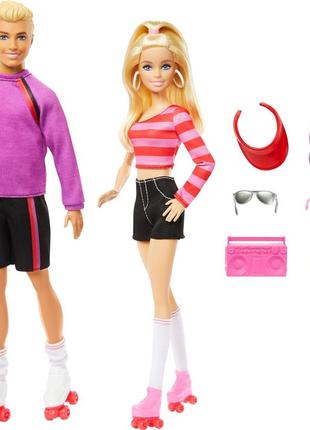Barbie барби и кен на роликах hxk90 fashionistas set