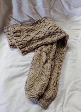 Високі в'язані гетри