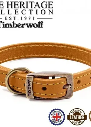 Нашийник шкіра новий р.xs ancol timberwolf