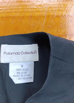 Блуза, блузка шовк  potamac collection4 фото