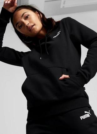 Спортивный костюм puma оригинал хлопковый , теплый, худи с капюшоном и спортивные штаны размер s,m