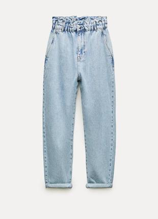 Джинси zara з високою посадкою, нові