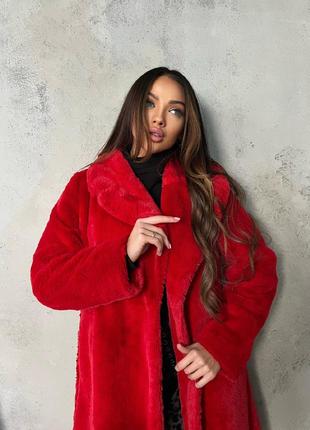 Шубка кролик шуба під пояс