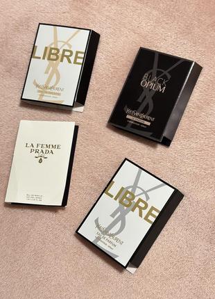 Набор женских пробников тестеров drada yves saint laurent