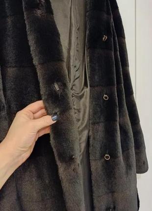 Эко шуба под нотку val leo colection