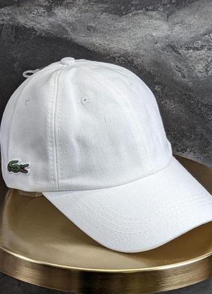 Бейсболка кепк lacoste white