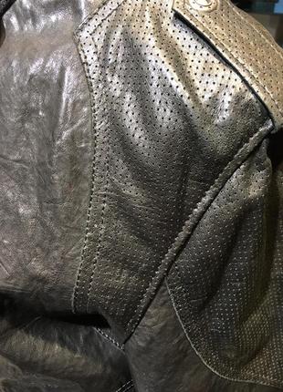 Натуральная кожаная куртка8 фото