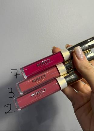 Стойкая жидкая помада для губ kiko milano с матовым финишем dolce diva long lasting lip