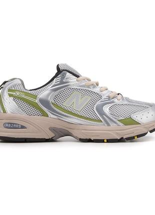 Мужские кроссовки new balance 530 silver khaki v / smb