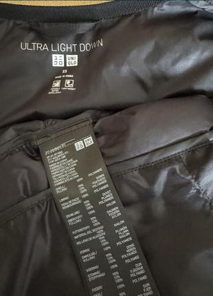 Uniqlo ultra light down куртка пуховик xs5 фото