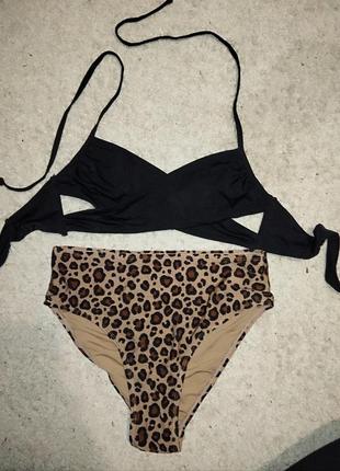 Купальник с высокими плавками