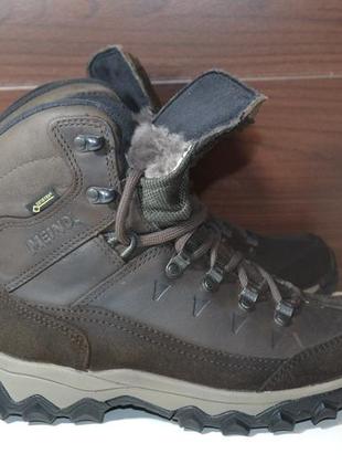 Meindl rauris lady gtx 38р ботинки кожаные на меху зимние берци