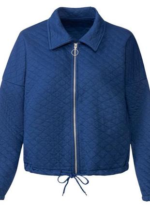 Толстовка стеганая для женщины esmara lidl 498666 xs синий