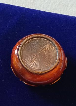 Подсвечник или солонка эмаль винтажное
