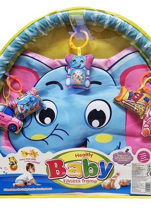 Килимок розвиваючий з брязкальцями 518-25 для новонароджених