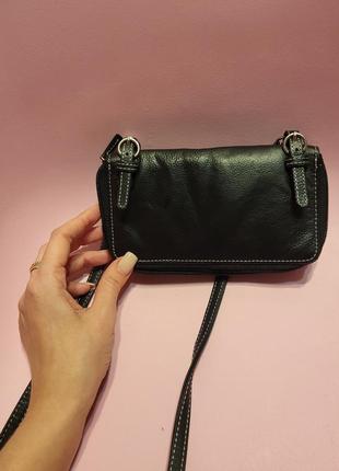 Кожаная сумка-кошелек от genuine leather